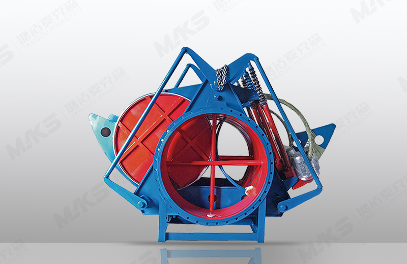 電動(dòng)推桿扇形盲板閥